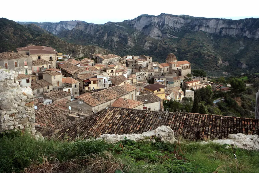 Borgo di Stilo visto dall'alto