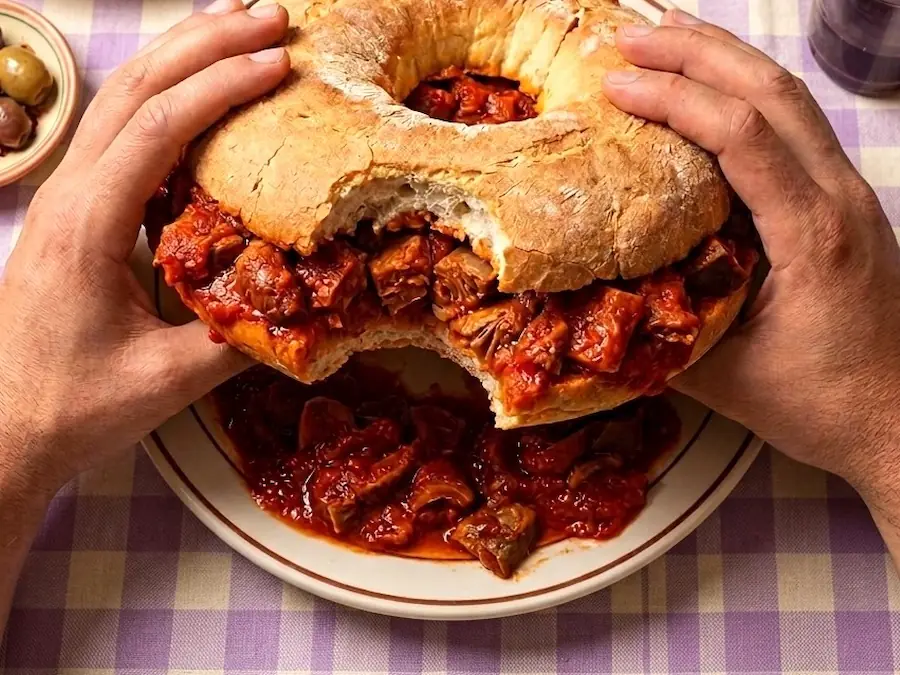 Morzello di Catanzaro (morzillu), piatto tipico calabrese
