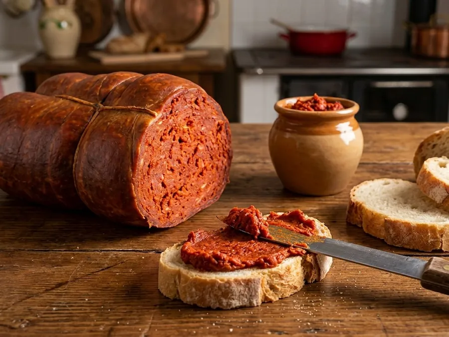 ‘Nduja di Spilinga, prodotto tipico della cucina calabrese
