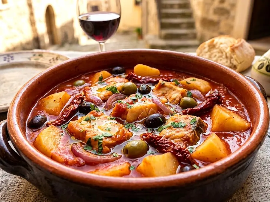 Stoccafisso alla mammolese della cucina calabrese